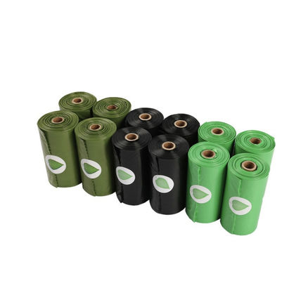 100pcs/roll 2,6 γαλόνια 10l Χερσαίο γραβάτα Βιοδιασπώμενα Απορρίμματα κουζίνας απορριμμάτων σκουπιδιών