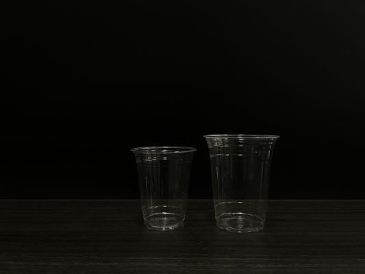 Απομακρυνόμενα πλαστικά ποτήρια μίας χρήσης μπύρα pla ποτήρι κρύο ποτό γάλα τσάι προσαρμοσμένο 12 16 21oz βιοδιασπώμενο ποτήρι