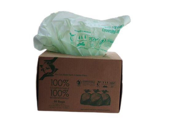 ΑΣ4736 Αμυλώδης αραβόσιτος Compostapak Bin Liners 30L Custom