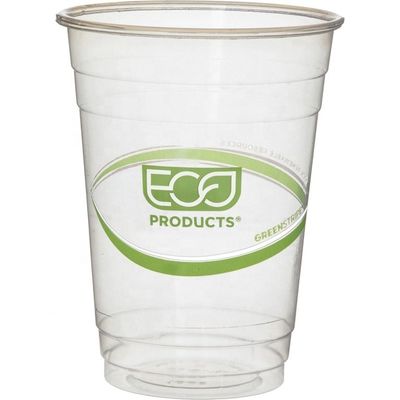 Απορριπτέα PLA 9 Oz Αποσυστατέα Κύπελλα Σχήμα U Προσαρμοσμένη εκτύπωση